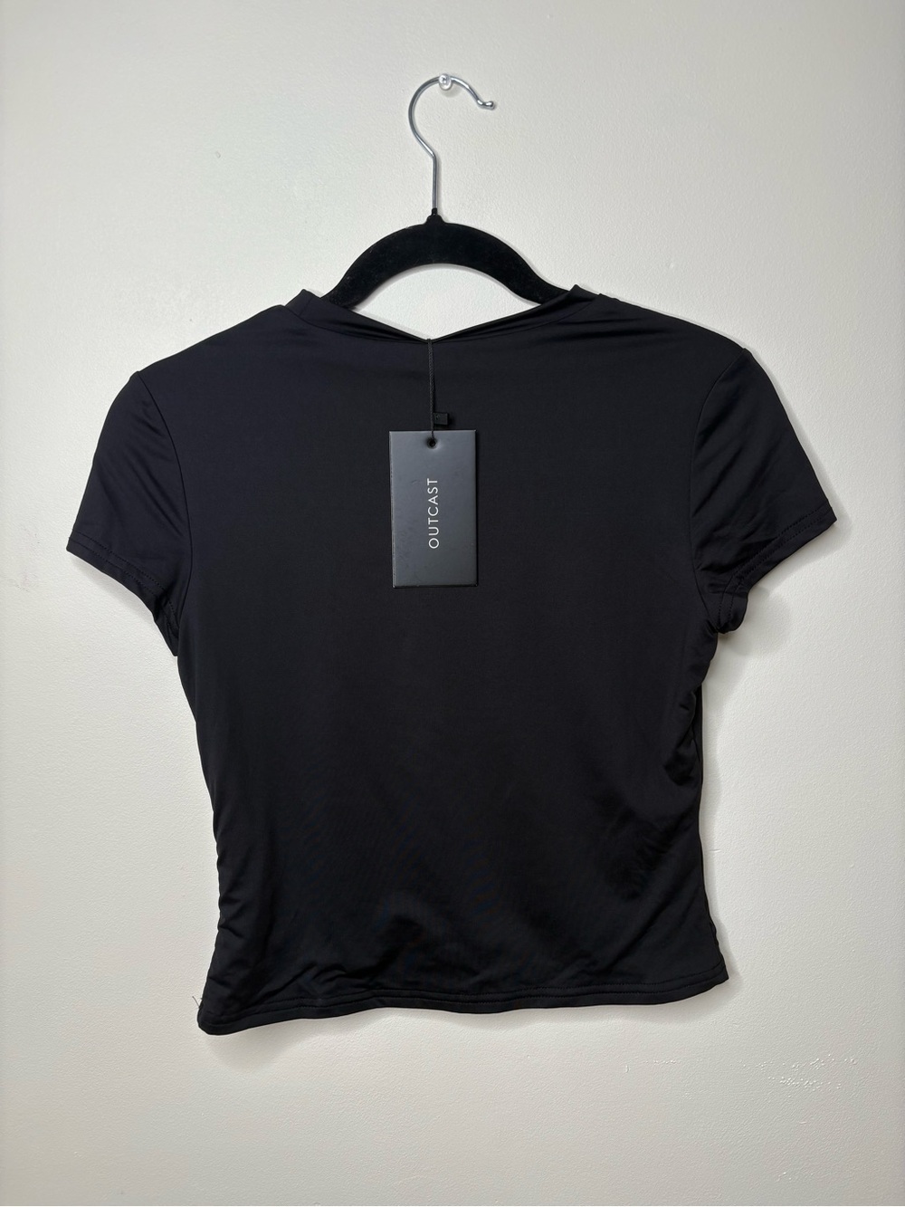 Outcast Man Eater Tee Baby Rhinestone Graphic Crop - Picture 5 of 7